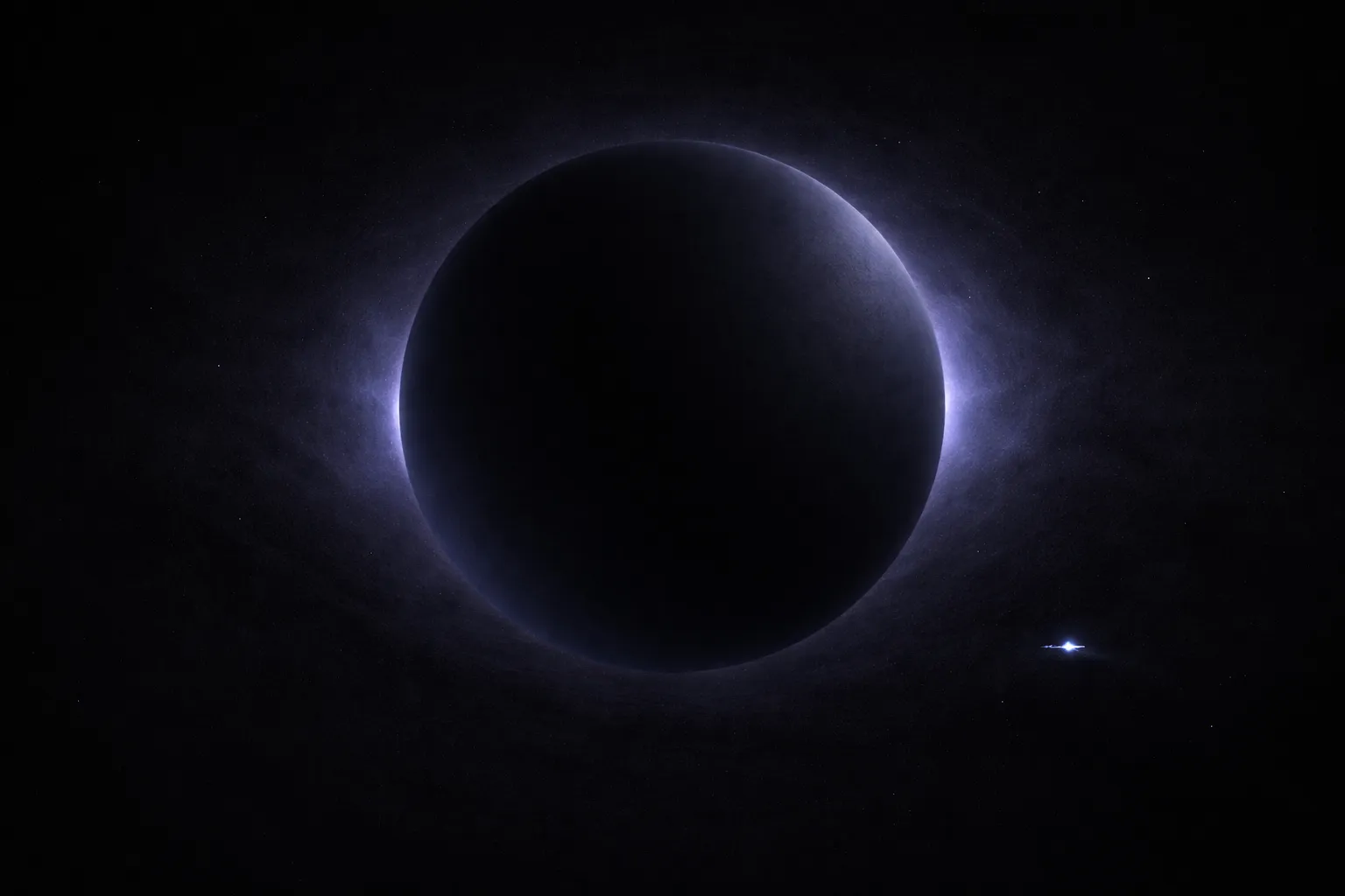 Null artifact floating in void